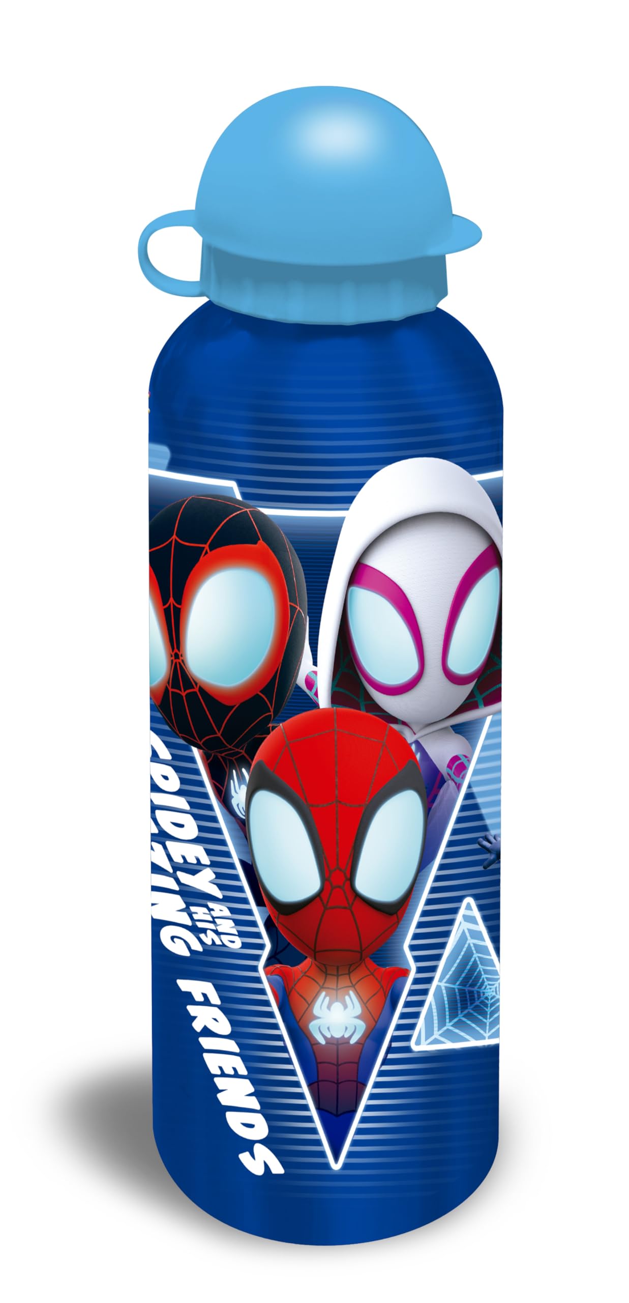 Kids Licensing Unisex Kids Doré Aluminium Bottle And Children's Lunch Box Marvel Spidey The Amazing Friends