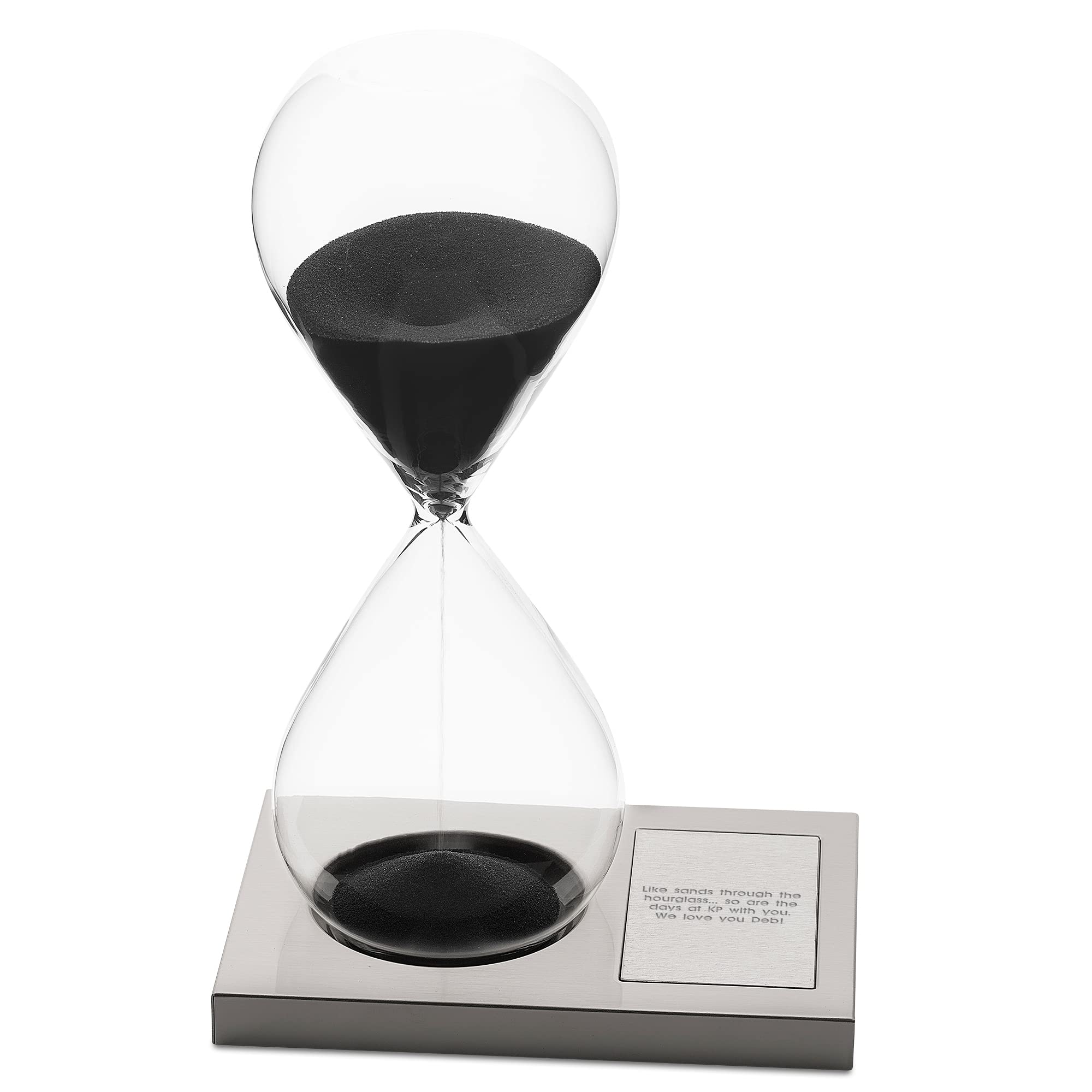 THINGS REMEMBERED Engraved Office Decor 30 Minute Hourglass Timer (Free Customization)