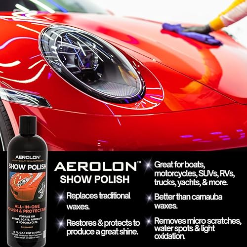 Miniatura 10 de Aerolon Tech Shine revestimiento de cerámica para automóviles, cera de automóvil, esmalte de automóvil, revestimiento de polímero de cerámica,