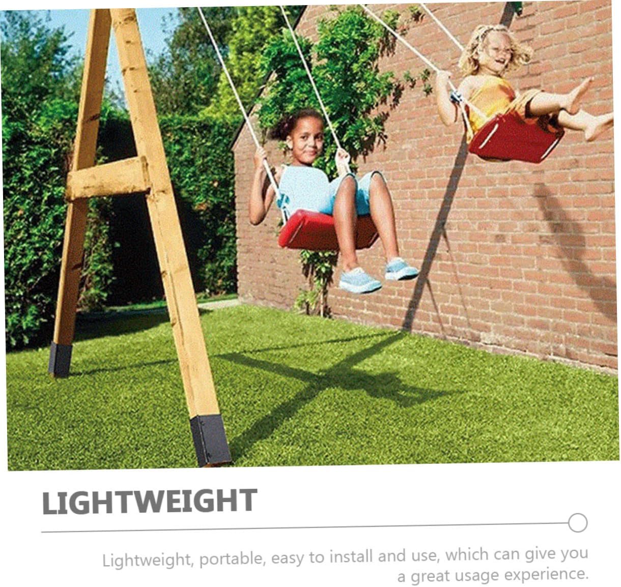 2sets Mailbox Post Protector Heavy Duty Base for Deck and Railing Posts and Easy to Install for Mailbox Support and Fence Applications