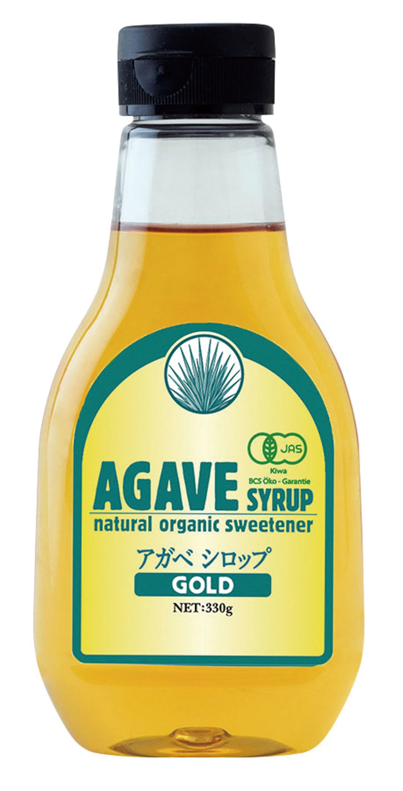 アガベシロップ330g×5本セット Amazon.co.jp: 低GI甘味料 無添加 有機 アガベシロップ GOLD