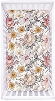 Vista 2 de Floral Crib Sheet,Baby Blanket,Changing Pad Covers