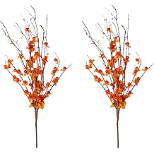 Worth Imports 18" Fall Harvest Artificial Bittersweet Spray, Set of 2 Home Decor Accents