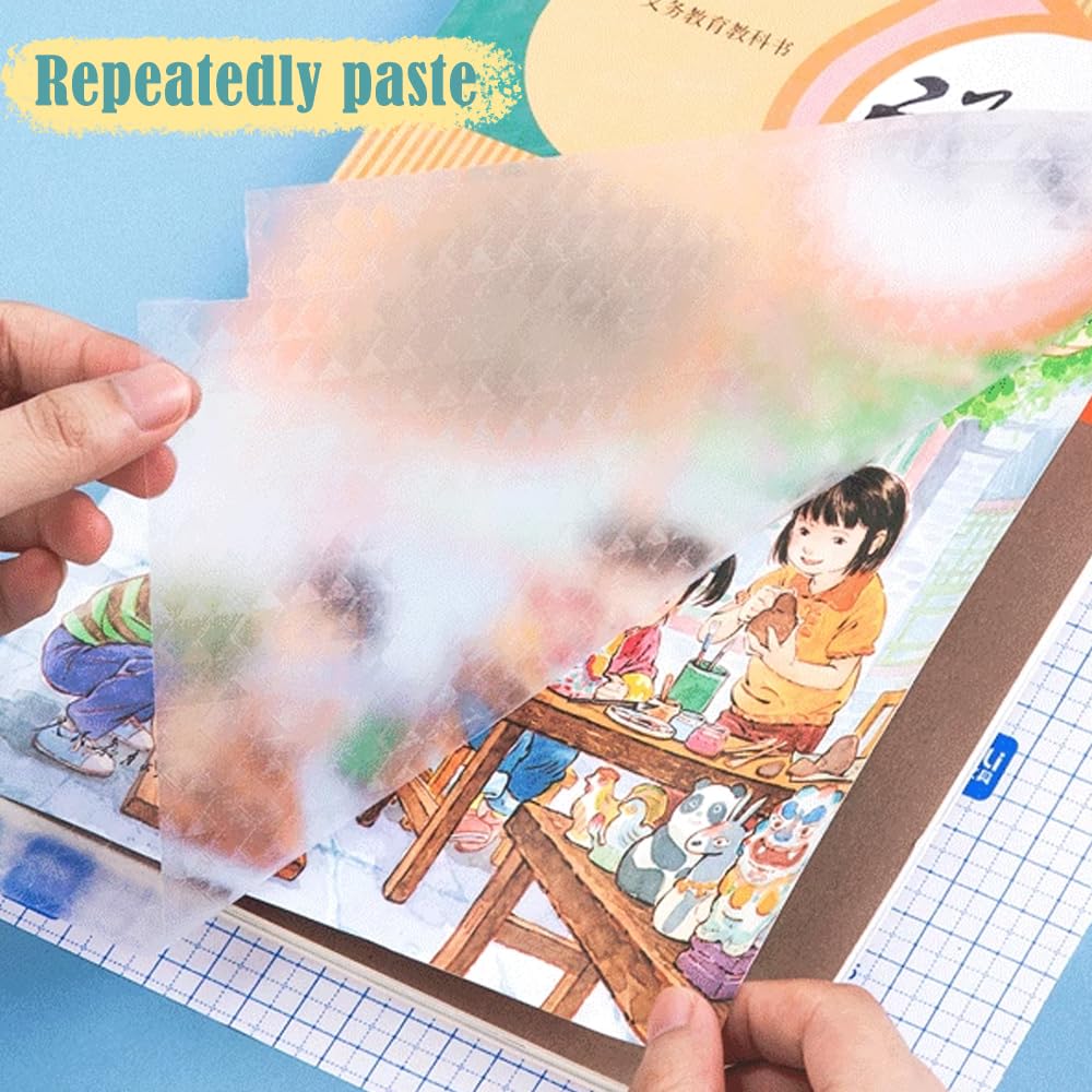 15 Pièces Protege Livre Transparent Couvre Livre Couverture Livre