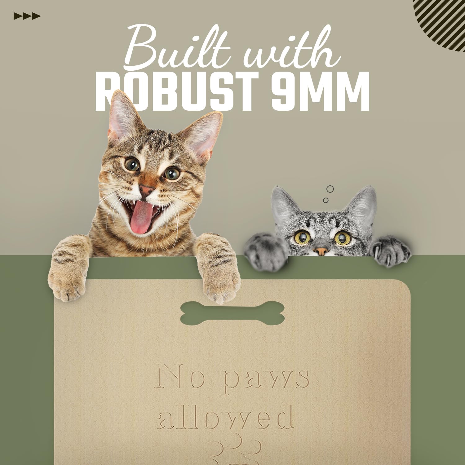 Barrera de madera independiente para perros, hogar, escaleras, puertas, tope para mascotas (51 x 75 cm, perros pequeños)