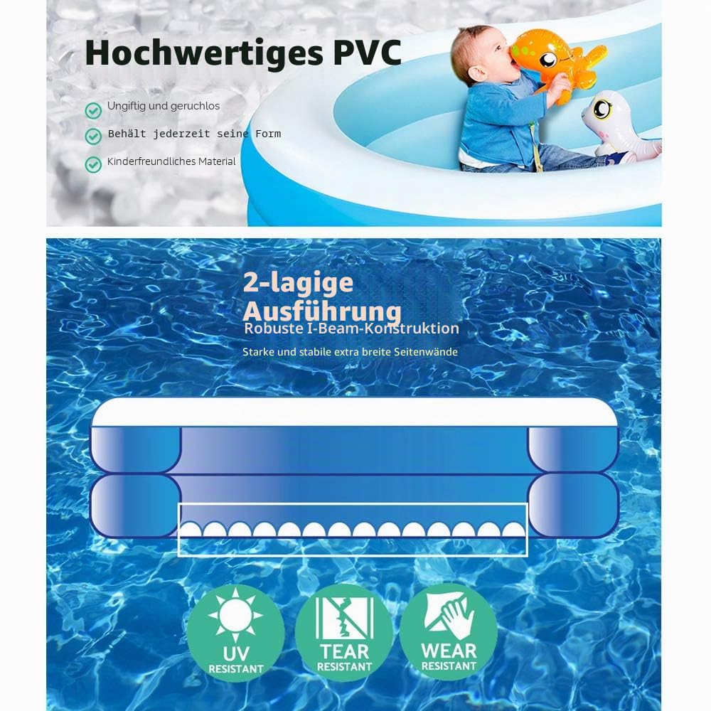 Bestway 54117-17 Aufblasbare Pools Blau/Weiß