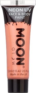 Moon Glow - 0.42oz Blacklight Neon UV Face & Body Paint - Pastel Coral
