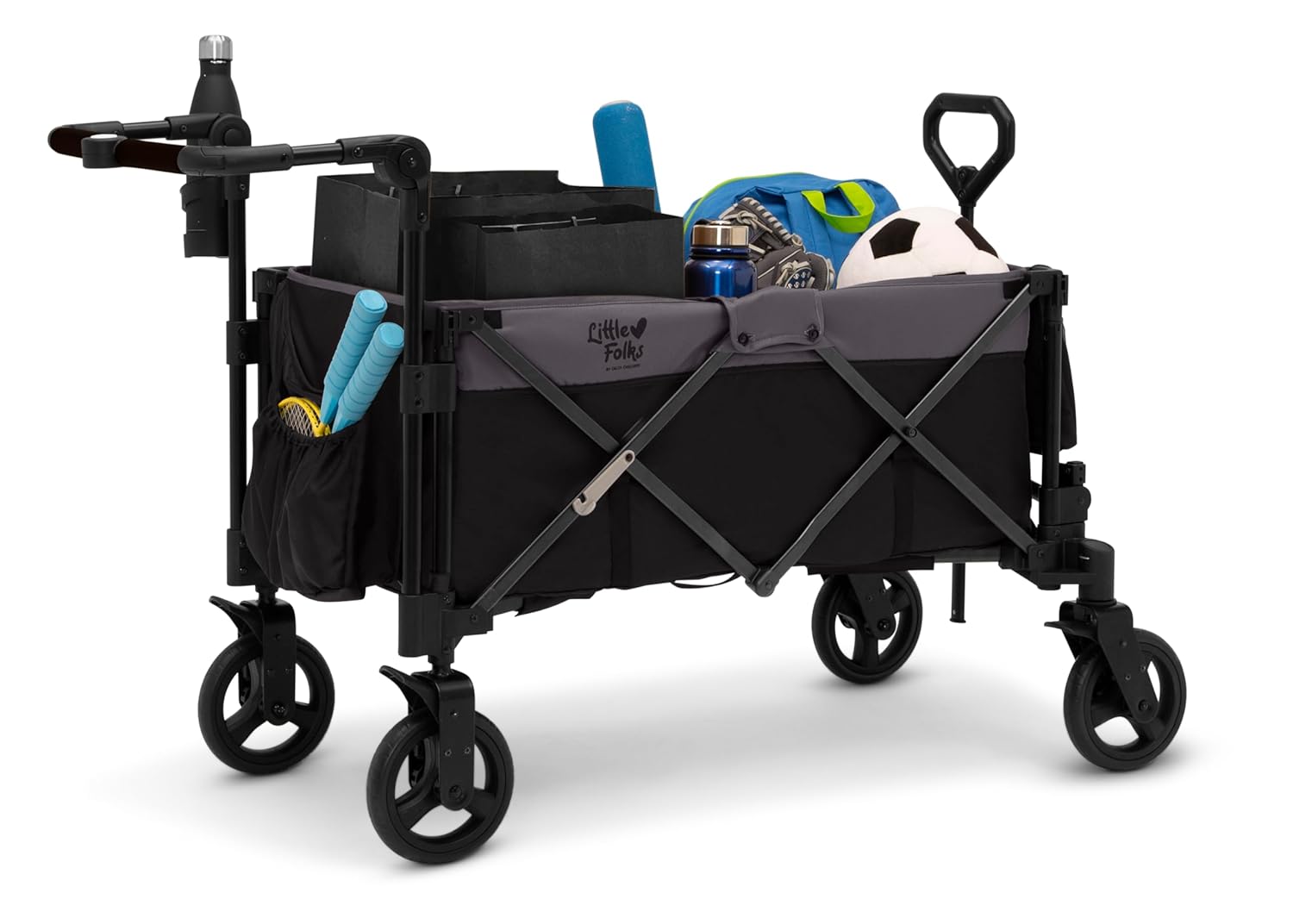 Delta Children - Little Folks City Wagon Cruiser, Black/Grey