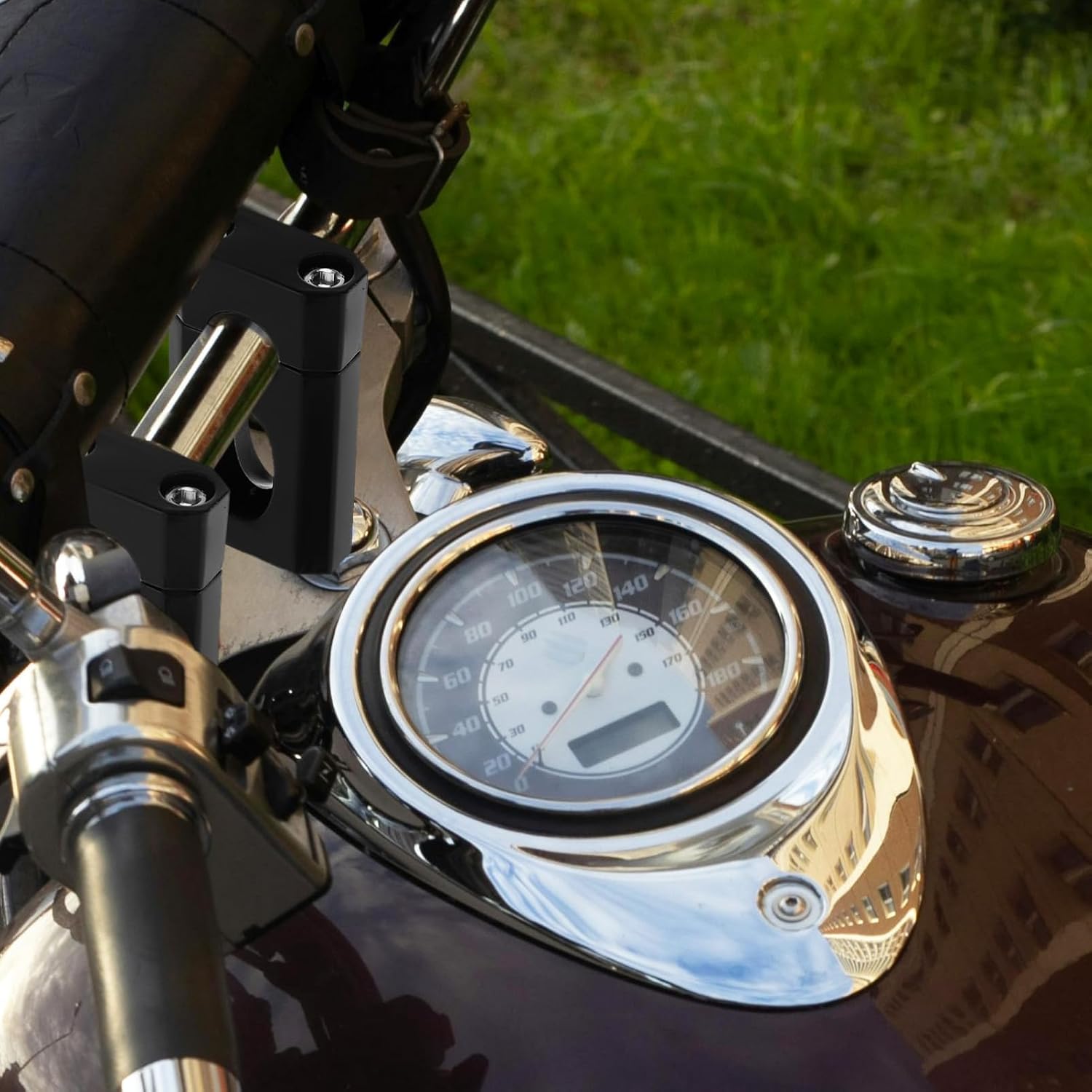 ULTECHNOVO 3pairs Handlebar Risers for Dirt Compatible Motorcycles Ergonomic for Improved Riding Position Easy Installation Construction