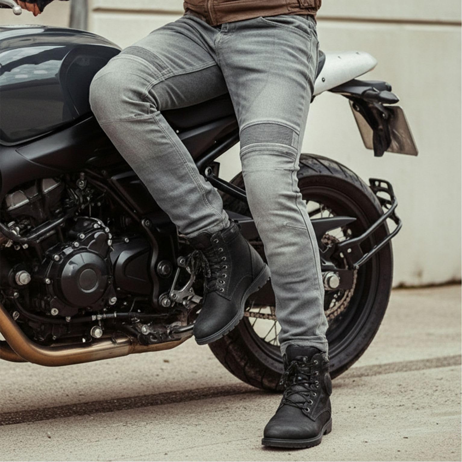 Jean Moto KAPTOR homme Homologué EN17092 A Toutes saisons Coton L