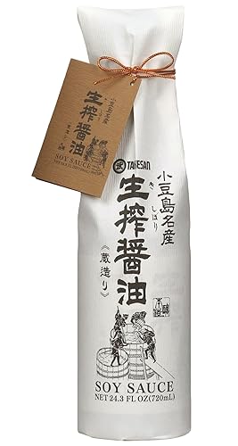 Salsa de soja Takesan KISHIBORI (original, 24 onzas líquidas). Salsa de soja japonesa pura artesanal. Barril natural de 1 año sin adulterar y sin