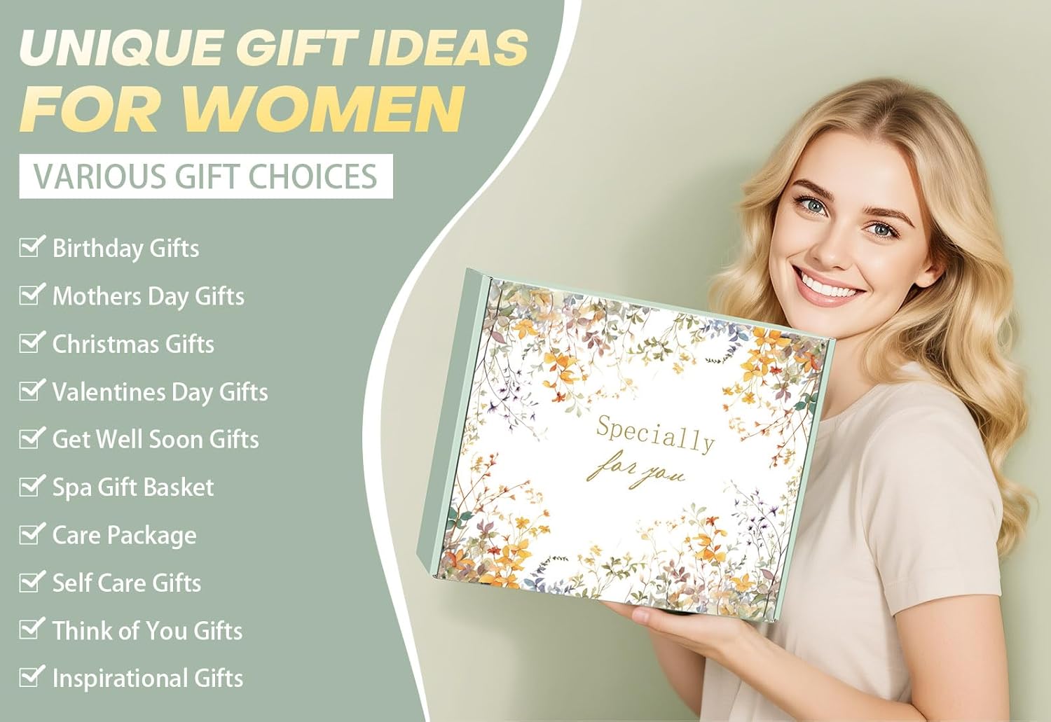 Valentines Day Gifts for Her Mom Friend Sister, Birthday Gifts for Women Self Care Spa Gift Baskets for Women, Get Well Soon Gift Baskets Thinking of You Relaxation Stress Relief Care Package - Image 3