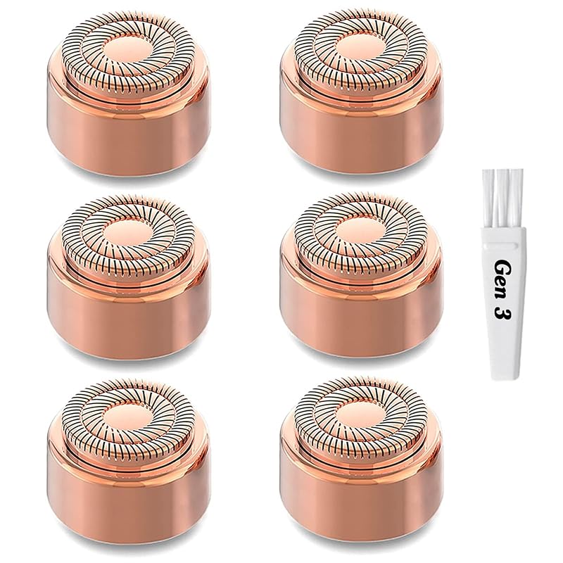 Cabeças de reposição tuokiy para Finishing Touch Flawless Gen 3, pacote com 6