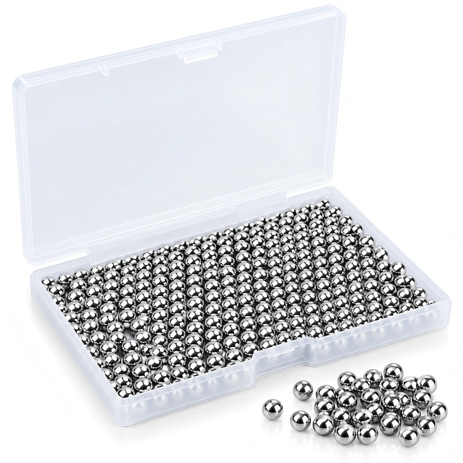 Enenes 300 Pack Paint Mixing Balls, 0.22 Inch 304 Stainless Steel Balls