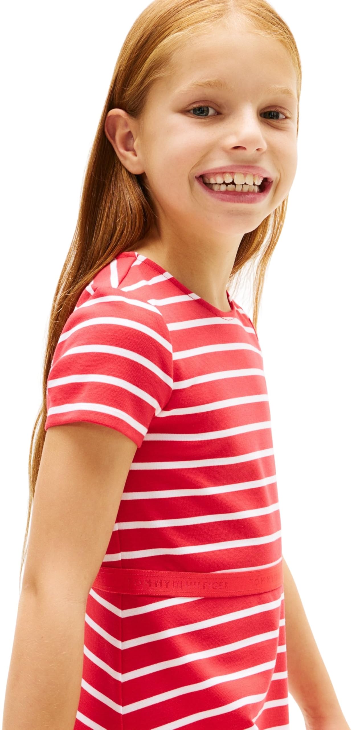 Tommy Hilfiger Mädchen Essential Punto Skater Dress Ss Kg0kg09149 Kleider (1er Pack)