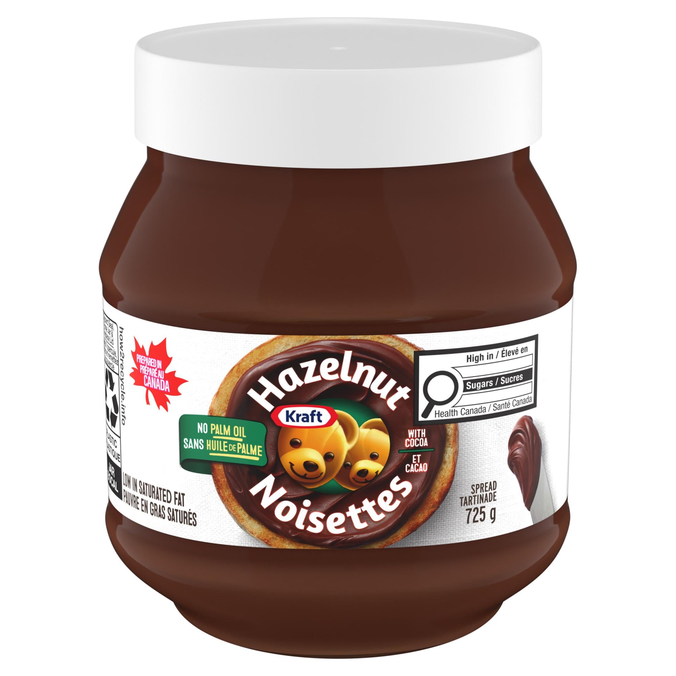 Kraft Hazelnut Spread with Cocoa, 725g