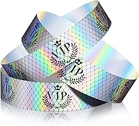 Vista 1 de 500 pulseras de papel de plástico VIP, impermeables, para identificación de fiestas, para eventos, parques de atracciones, clubes, conciertos