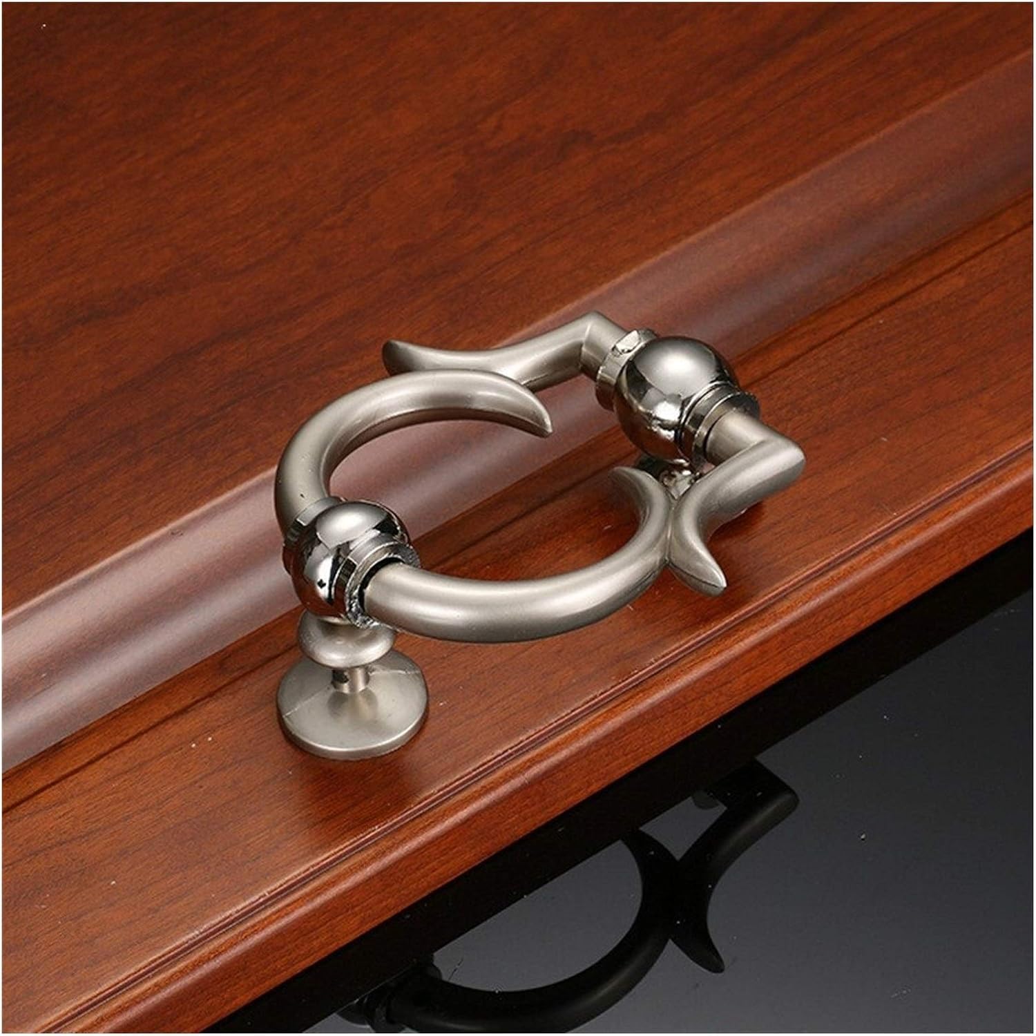 Zhaoqin D Oor Knocker Oor Knockers Iron Knocker Crafts Vintage Owl Oor Knocking Antique Oor Handle Garden Home Wall Ecoration(D)