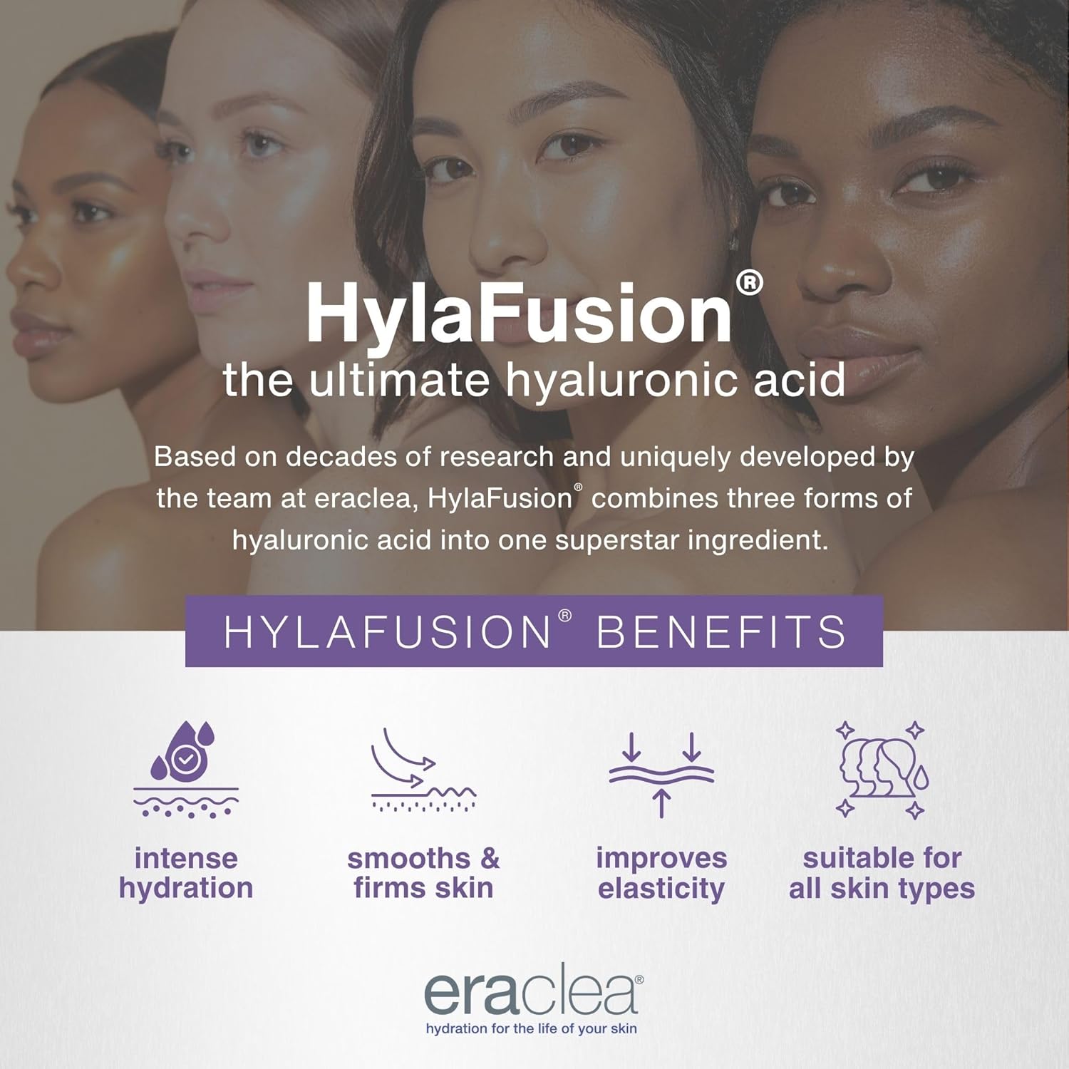 eraclea Pure Hydration Serum, Ultra-Hydrating Face Serum with Hyaluronic Acid and Zinc, Redness Reducing Anti-Wrinkle Hyaluronic Acid Serum for Women of All Skin Types (1 fl oz) - Image 9