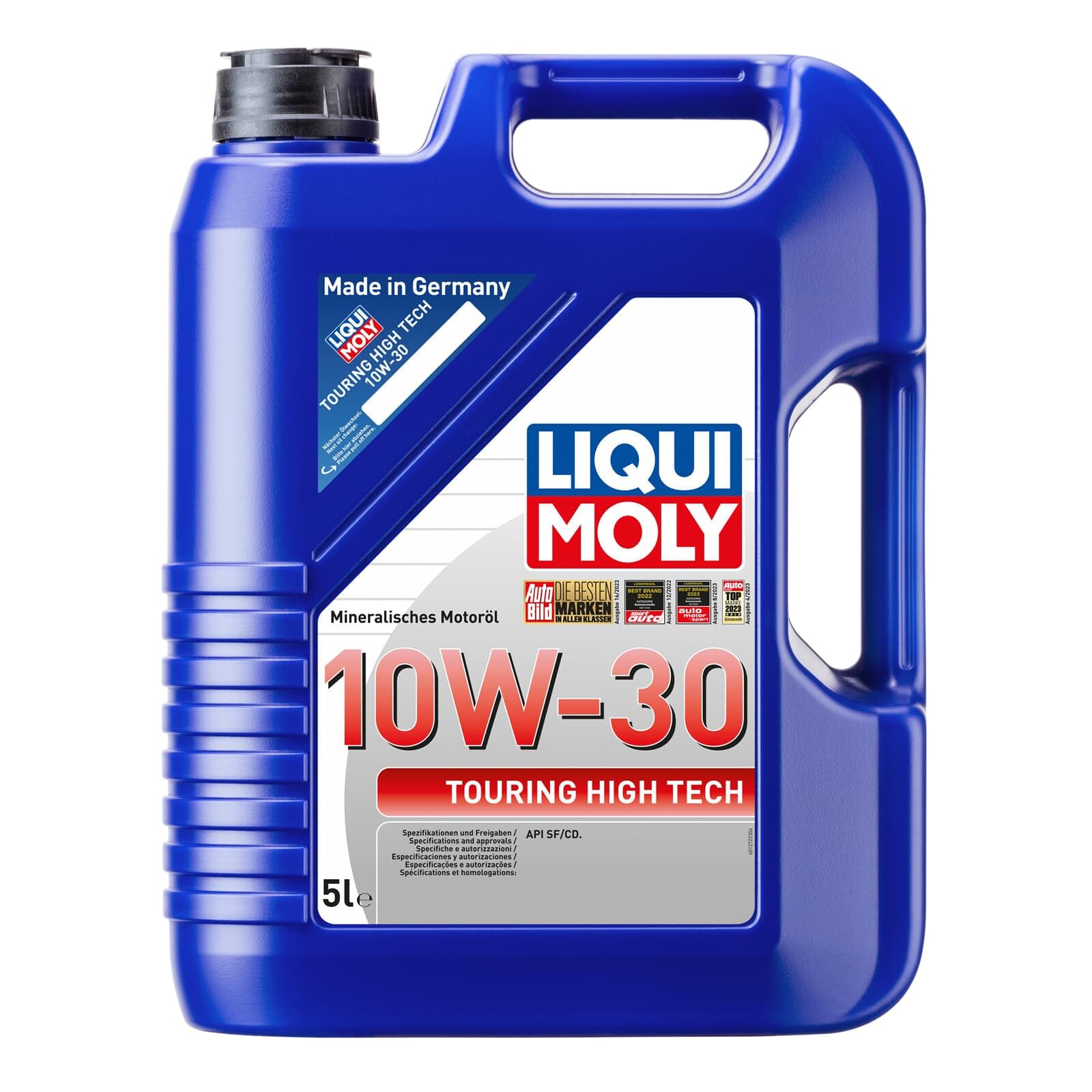 Touring High Tech 10W-30 | 5 L | Mineral motor oil | SKU: 1272