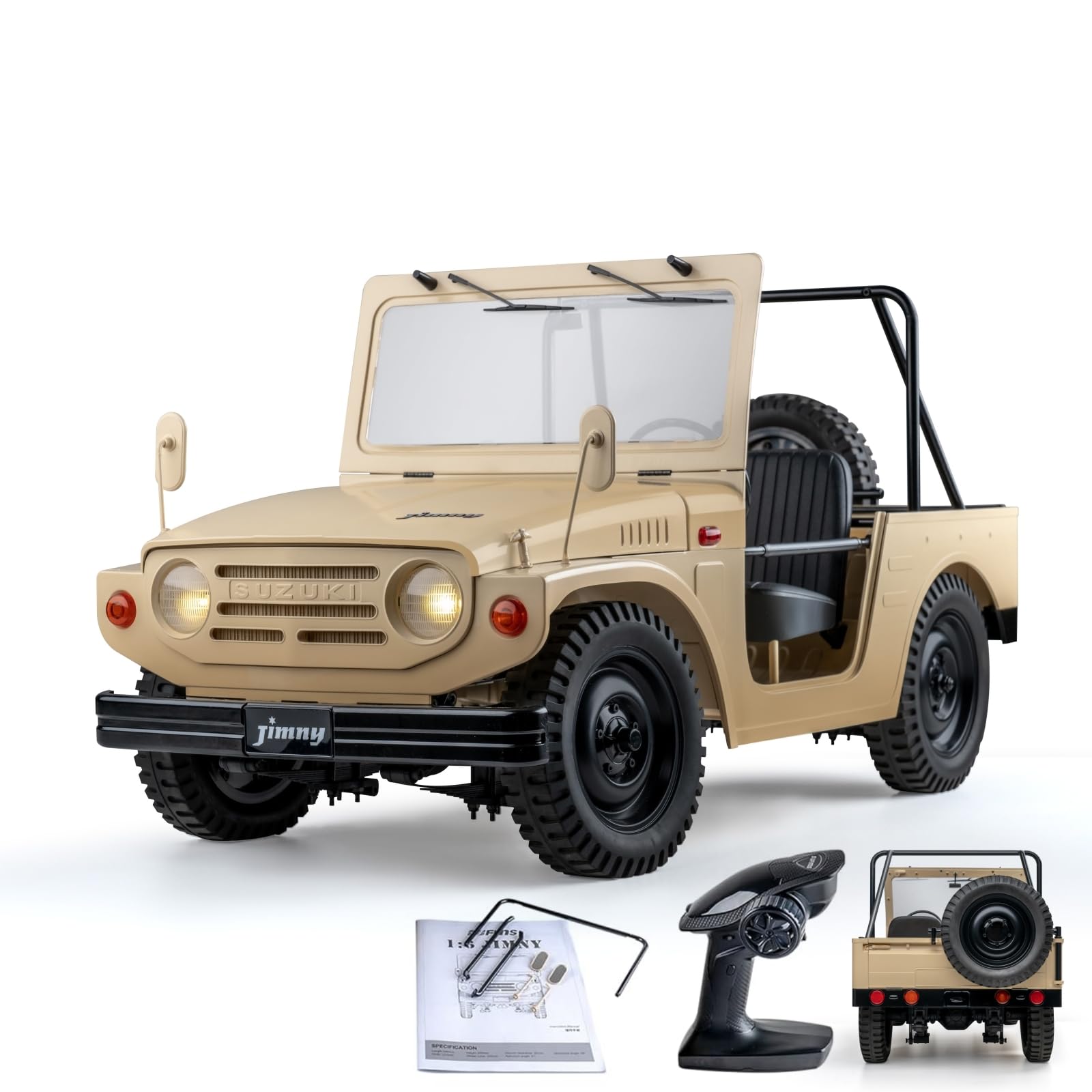 Amazon.com: BEEZRC FMS 1/6 Jimny LJ10 Official Licensed RC Crawler