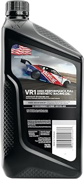 Valvoline VR1 Racing Synthetic SAE 10W-30 Motor Oil 1 QT