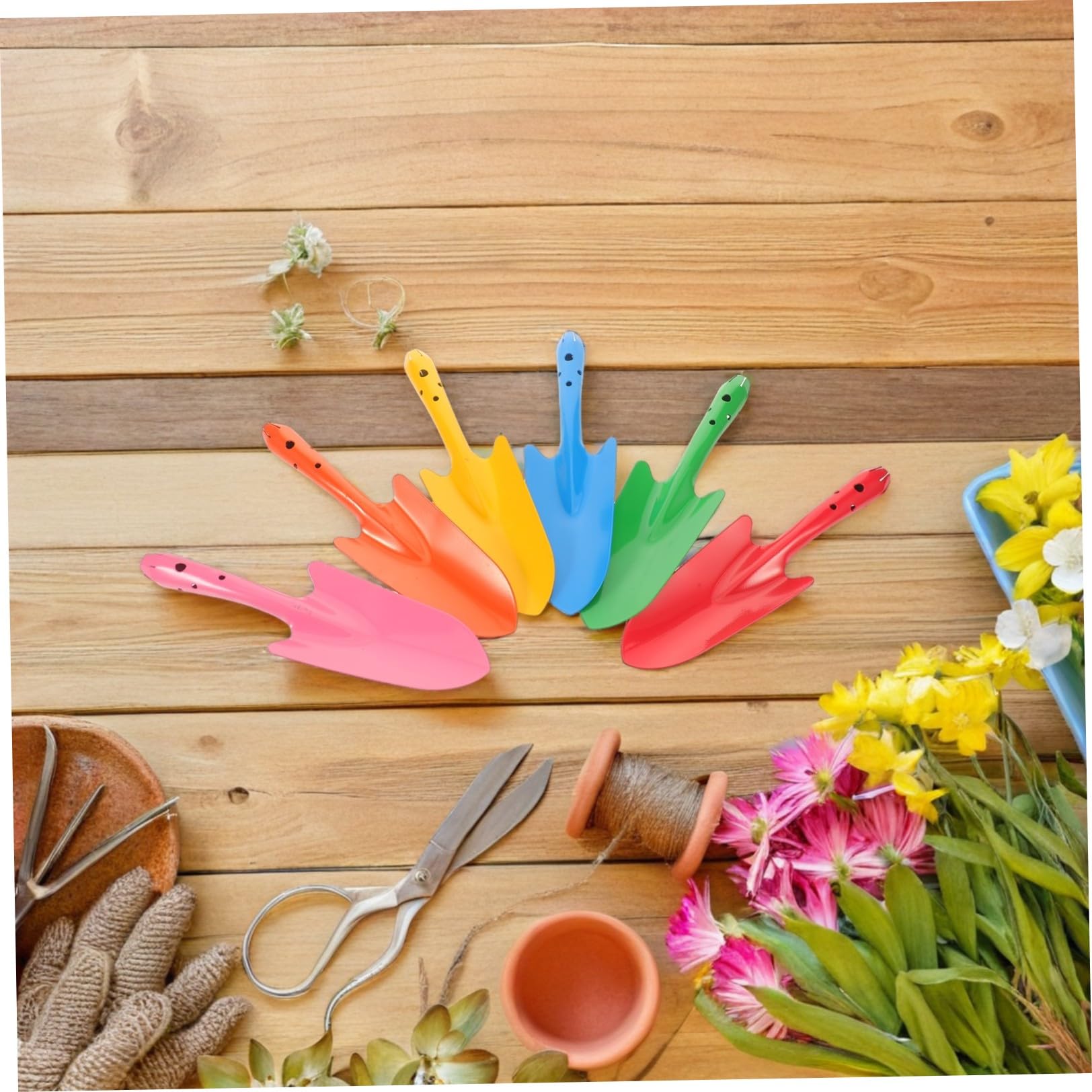 18 Pollici Cazzuola Manuale in Metallo per Giardinaggio Bordo Stabile, per Rompere Terreno Compatto, Piccoli Attrezzi da Giardino per Piante e Aiuole in Ambienti ed Esterni