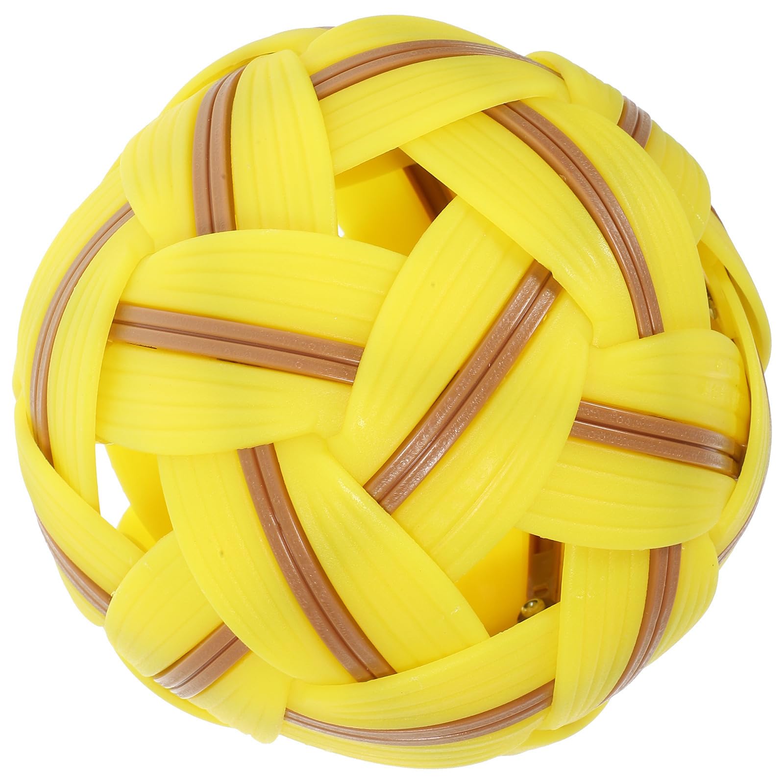 Pelota de Fútbol de Plástico Tejida, Juguete Reutilizable para Exteriores Bolsa de Red y Diseño Resistente para Fácil Transporte