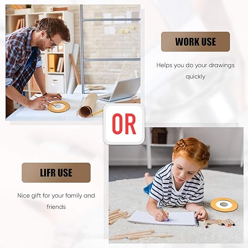 Miniatura 6 de Máquina de dibujo circular, plantilla circular de aleación de aluminio, herramienta de dibujo circular ajustable, herramienta de dibujo circular