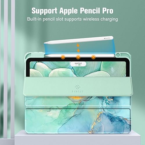 Miniatura 64 de Fintie Funda híbrida delgada para iPad Air de 11 pulgadas M3 (2025) / M2 (2024), iPad Air 5ª (2022) / 4ª generación (2020) de 10.9 pulgadas, funda a