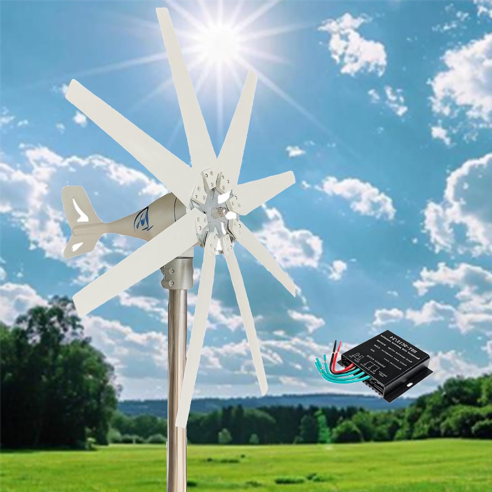 Éolienne 14000W pour réduire sa facture d'électricité et sécuriser l'énergie de la maison