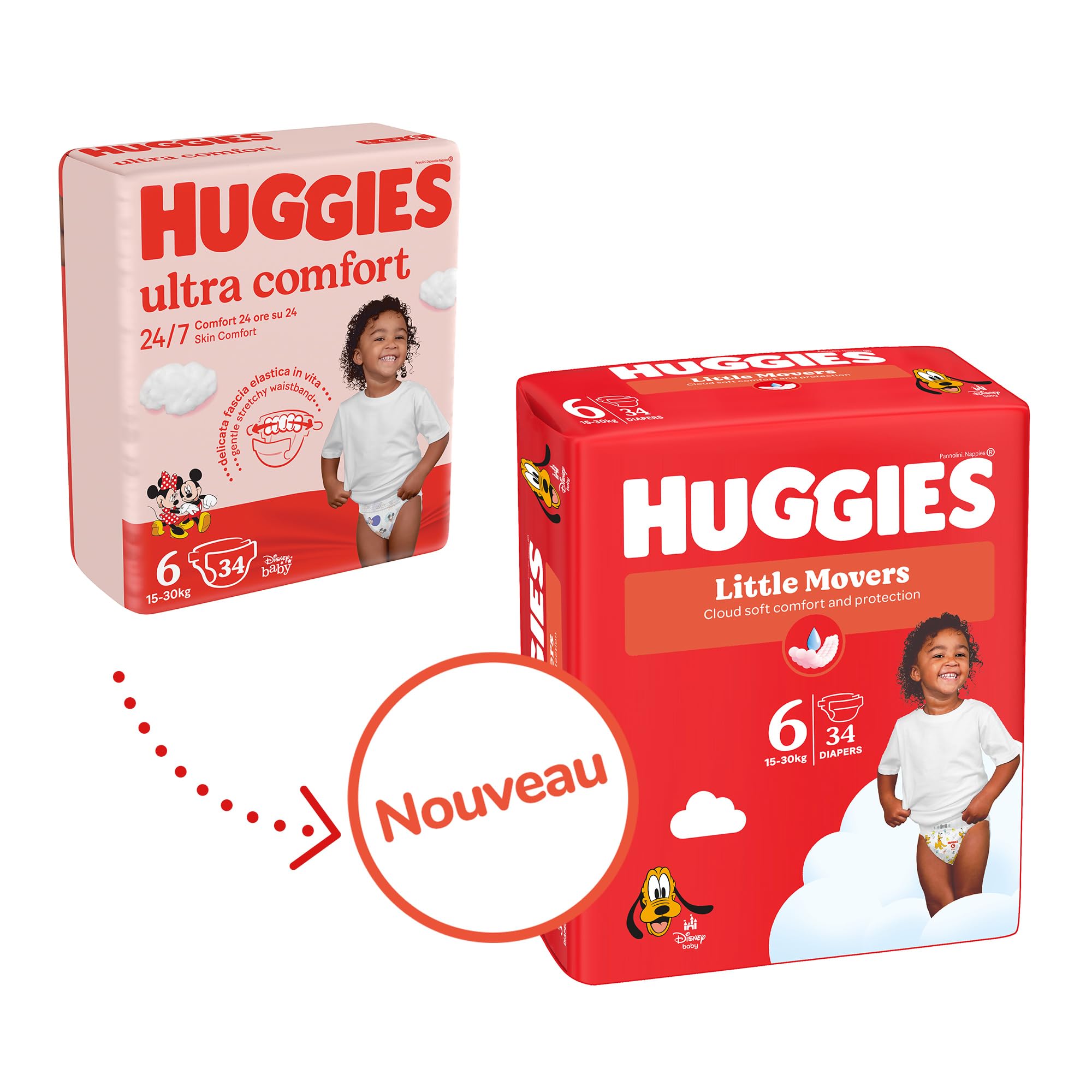 Huggies Ultra Comfort Pieluchy, Rozmiar 6/102 sztuki