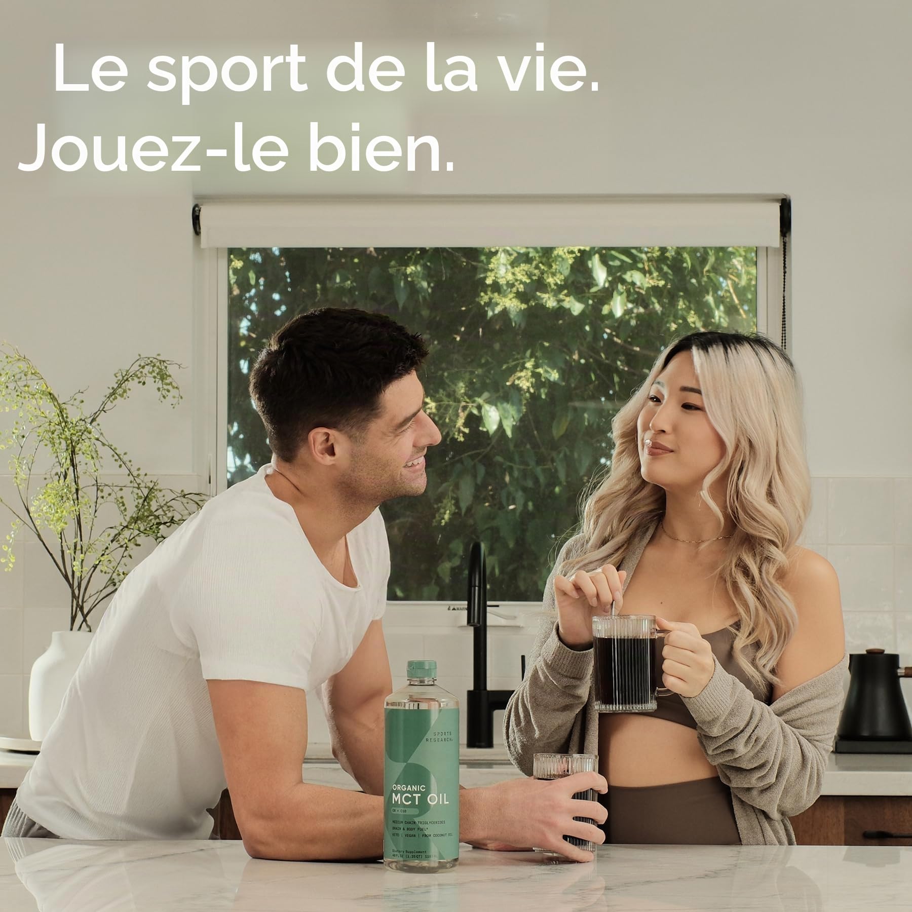 Sports Research Mct Huile Provenant Uniquement De L’Huile De Coco - 32Oz