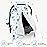 Metplus 2 in 1 Baby Car Seat Cover, Car Seat Canopy for Babies, Mom Multiuse Nursing Cover, Minky Baby Carrier Covers, Newborn Boy Girl, Peekaboo Opening