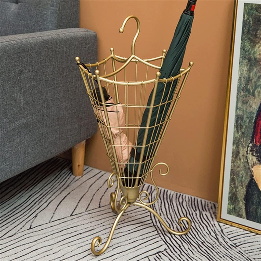 Metal Umbrella Stand Wrought Iron Storage Rack Suitable For Home Hotel Decoration