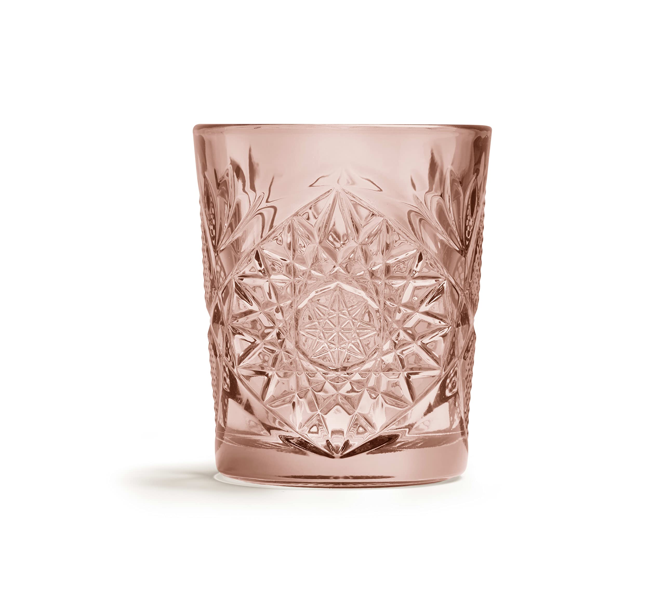 Libbey »Hobstar« Trinkglas Inhalt:6 x 0,35 Liter, rose