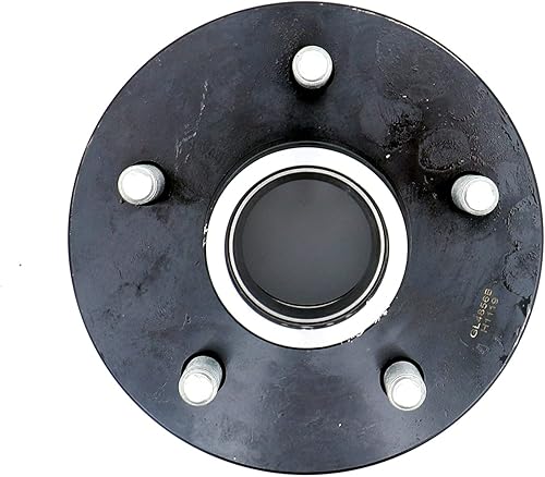 Miniatura 5 de Juego de 2 kits de cubo de remolque, 5 pernos en círculo de pernos de 4-12 pulgadas, kit de cubo de remolque, para husillo cónico interior de 1-38