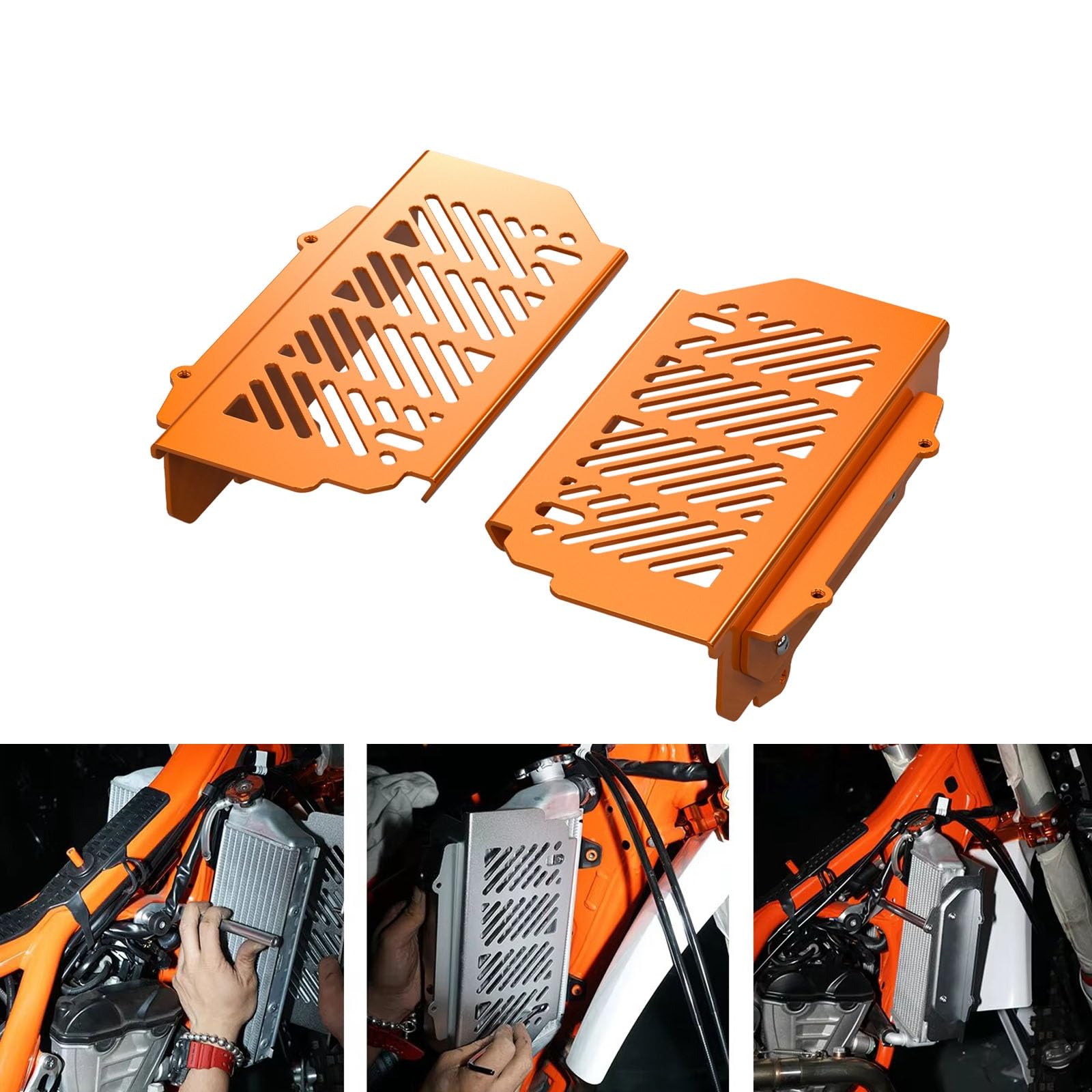 Couvercle De Protection Radiateur pour Husqvarna 125-450cc TC/TX/FC/FX 2016 2017 2018 2019