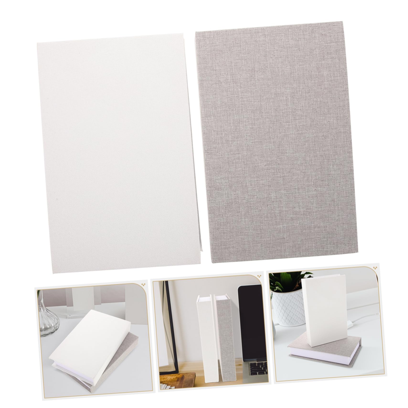 GOOHOCHY Elegant Book Ornaments Faux Books for Decor Display Rustic Cover Design