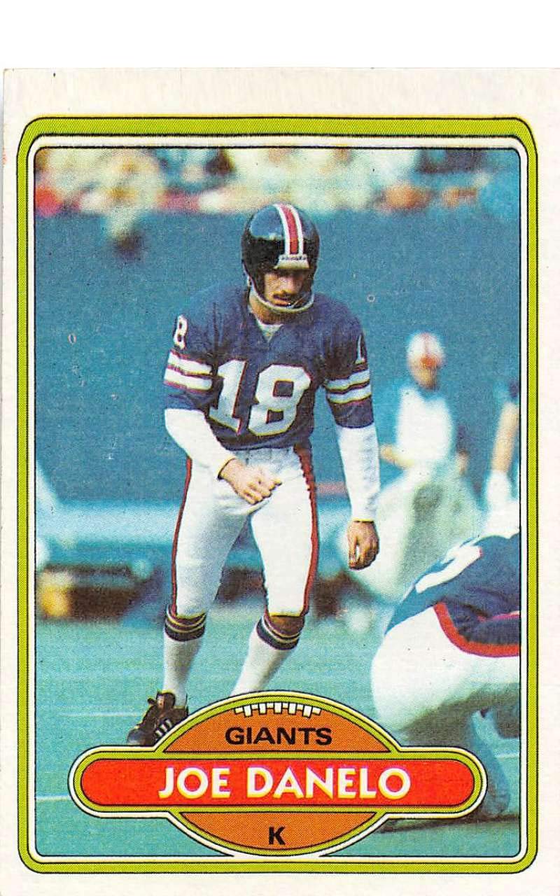 Amazon.com: 1980 Topps #454 Joe Danelo New York Giants NFL