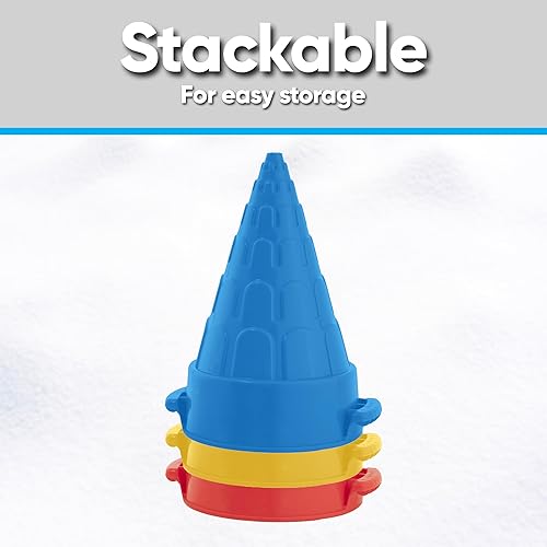 Miniatura 3 de Superio Sandcastle - Kit de construcción de ladrillos de nieve, arena de nieve, juguetes de playa para niños y adultos, forma de bloque de nieve