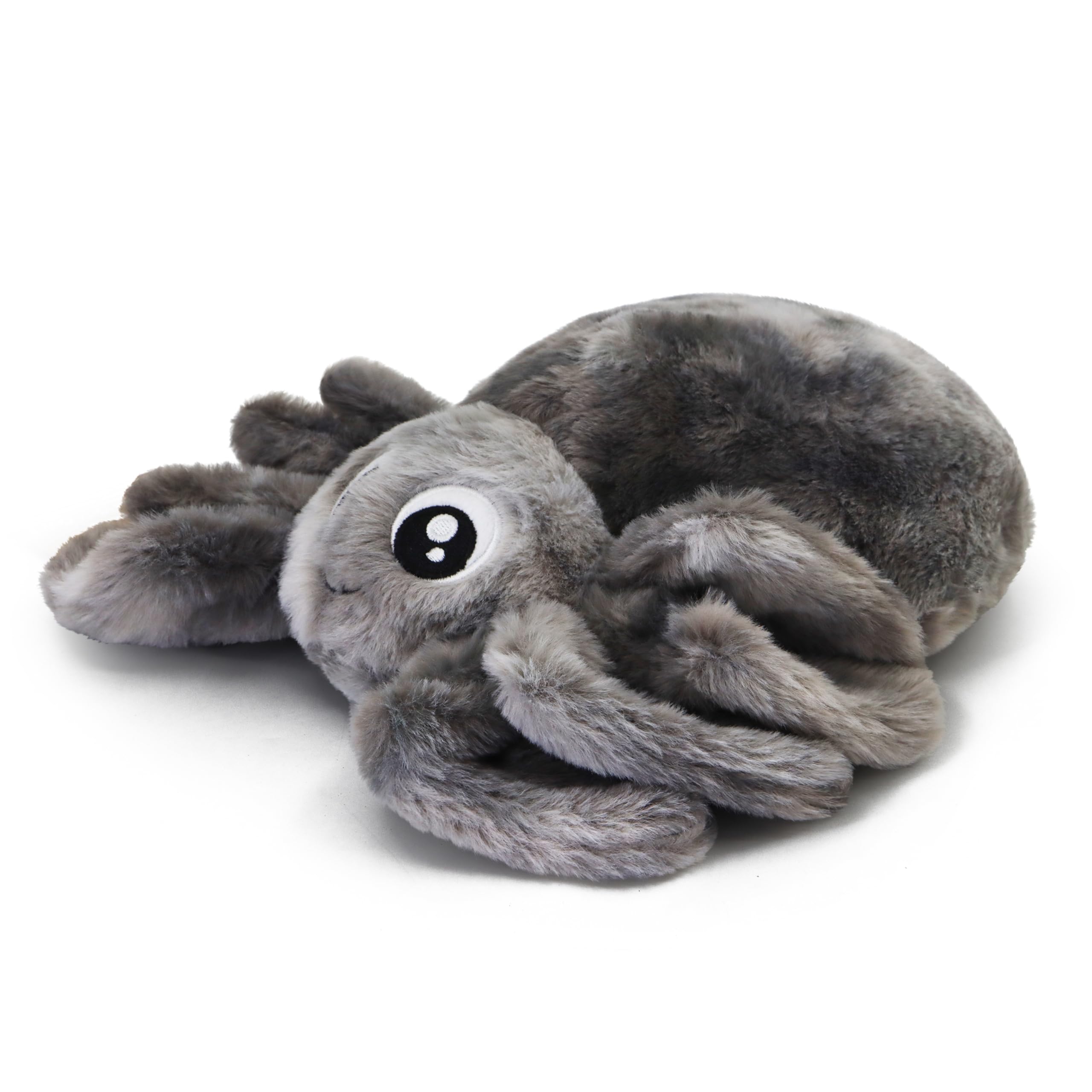 Heatable & Coolable Lying Spider Stuffed Animal, Microwave Heating Pad for Period Cramps, Stuffed Spider Plushie Cute Plushies, Stuffed Spider Plush Spider Gifts for Girls & Boy