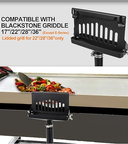 Miniatura 3 de Embudo de drenaje de grasa trasero mejorado para copa de grasa Blackstone, accesorios innovadores Blackstone, puerta de grasa integrada, gran