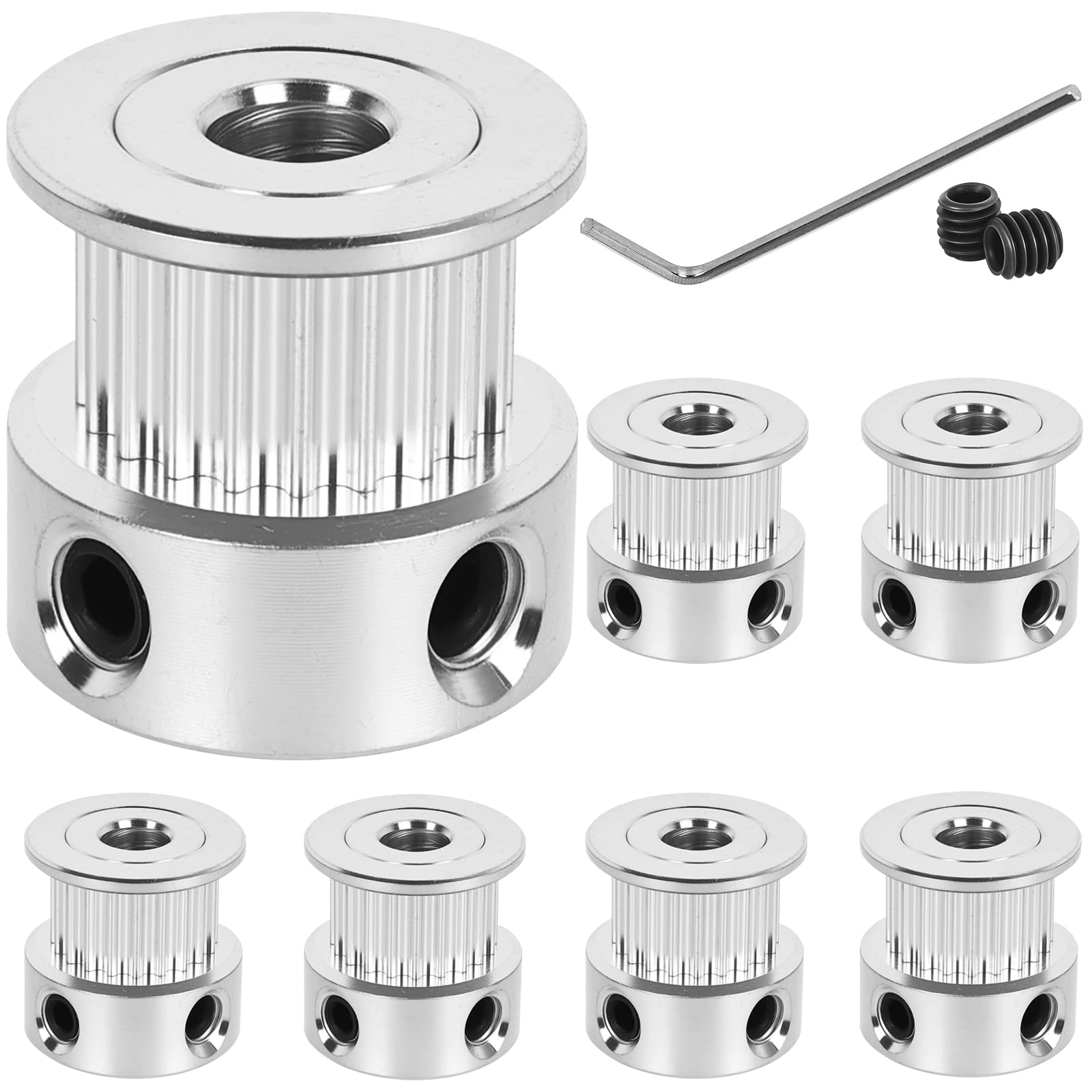 12 Pack GT2 Timing Belt Pulley 20 Teeth,8mm bore,synchronous Pulley — Amazon image 11