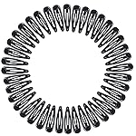 30,60 80 Pack Black 2 Inch Women Metal Snap Hair Clips Accessories No Slip Hair Barrettes Girls Women Hair Accessories (Black-1 40PCS)