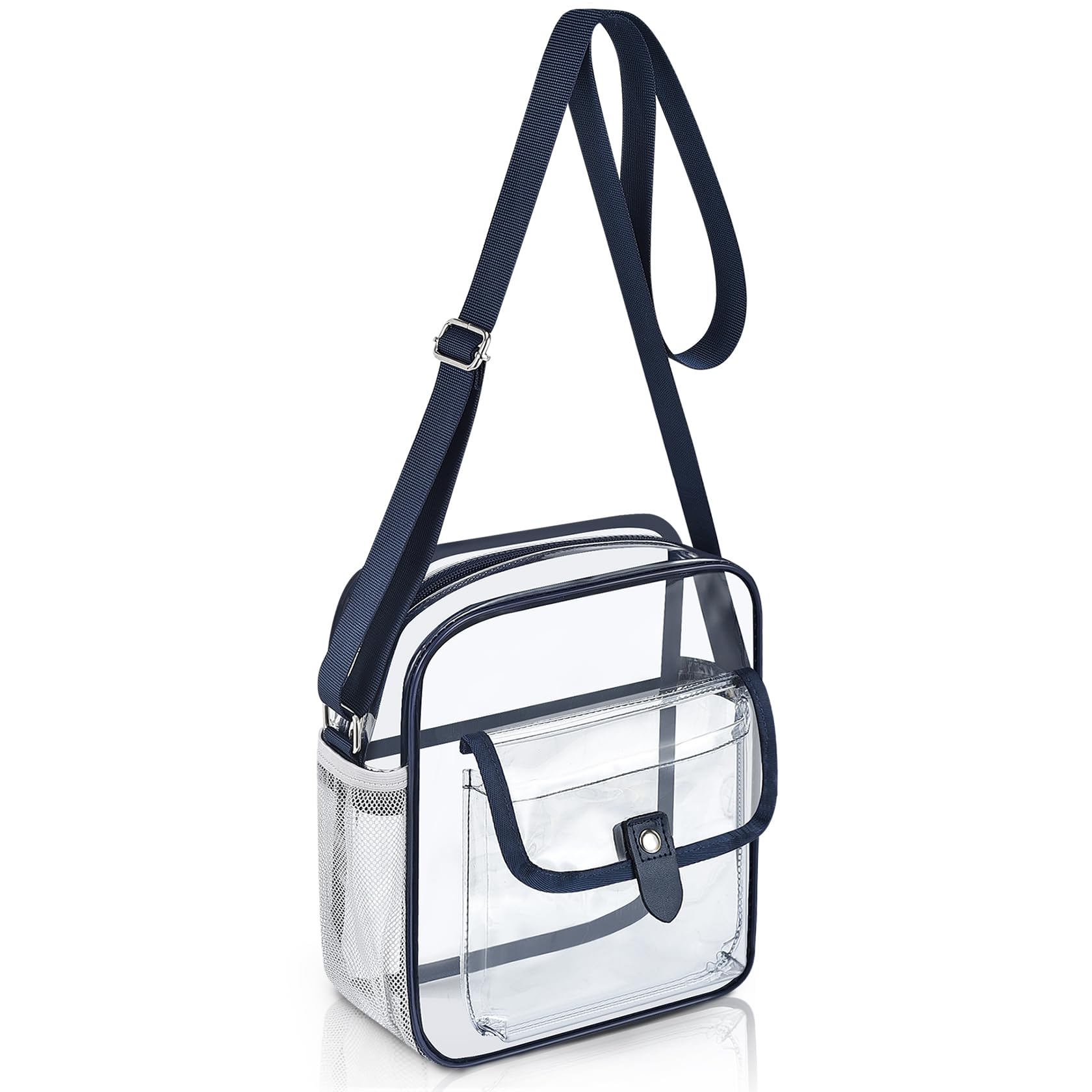 SPODEARS Clear Crossbody Bag for Stadium with Bottle Holder