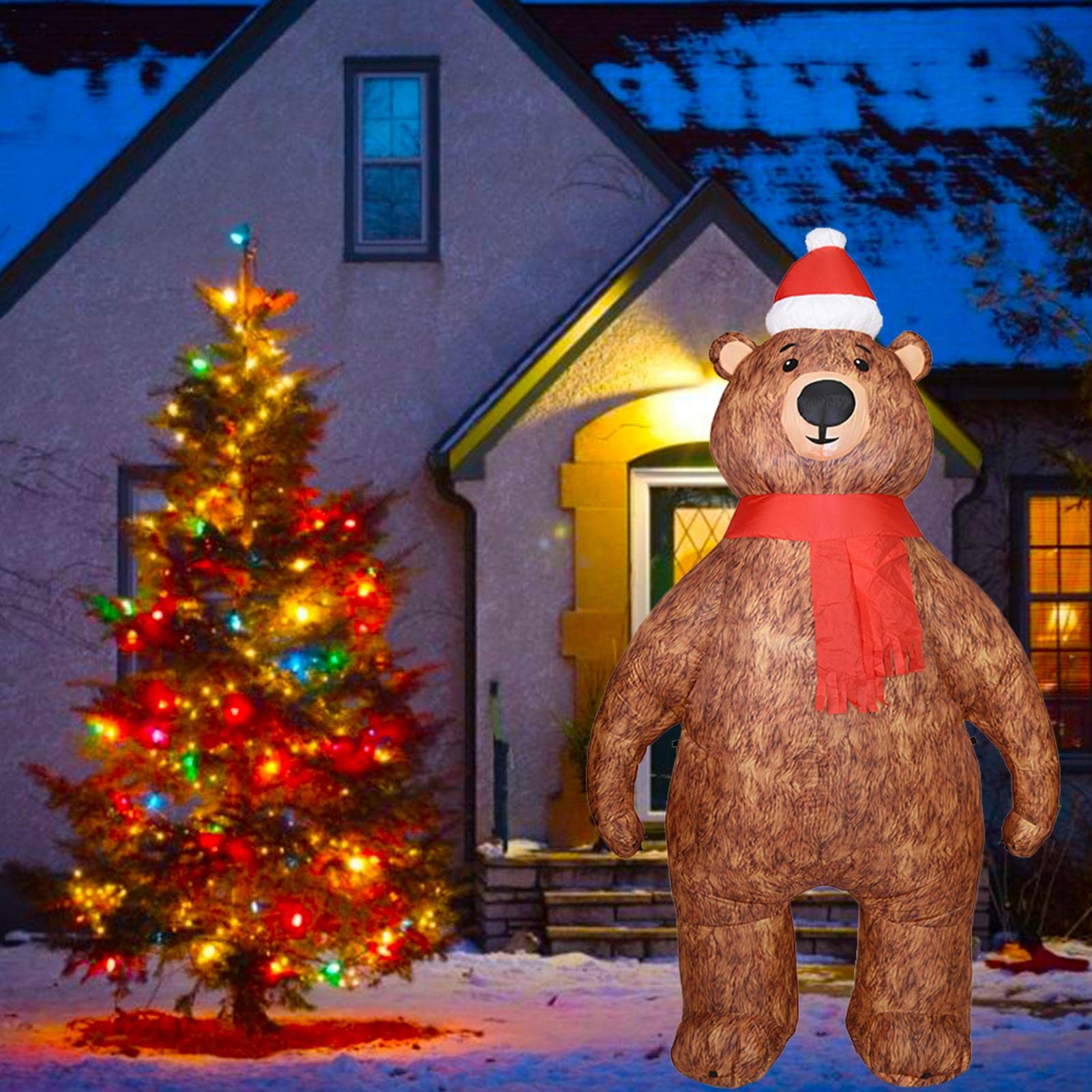 くま ディスプレイ】 熊 クリスマス 電光看板 置物 ディスプレイ