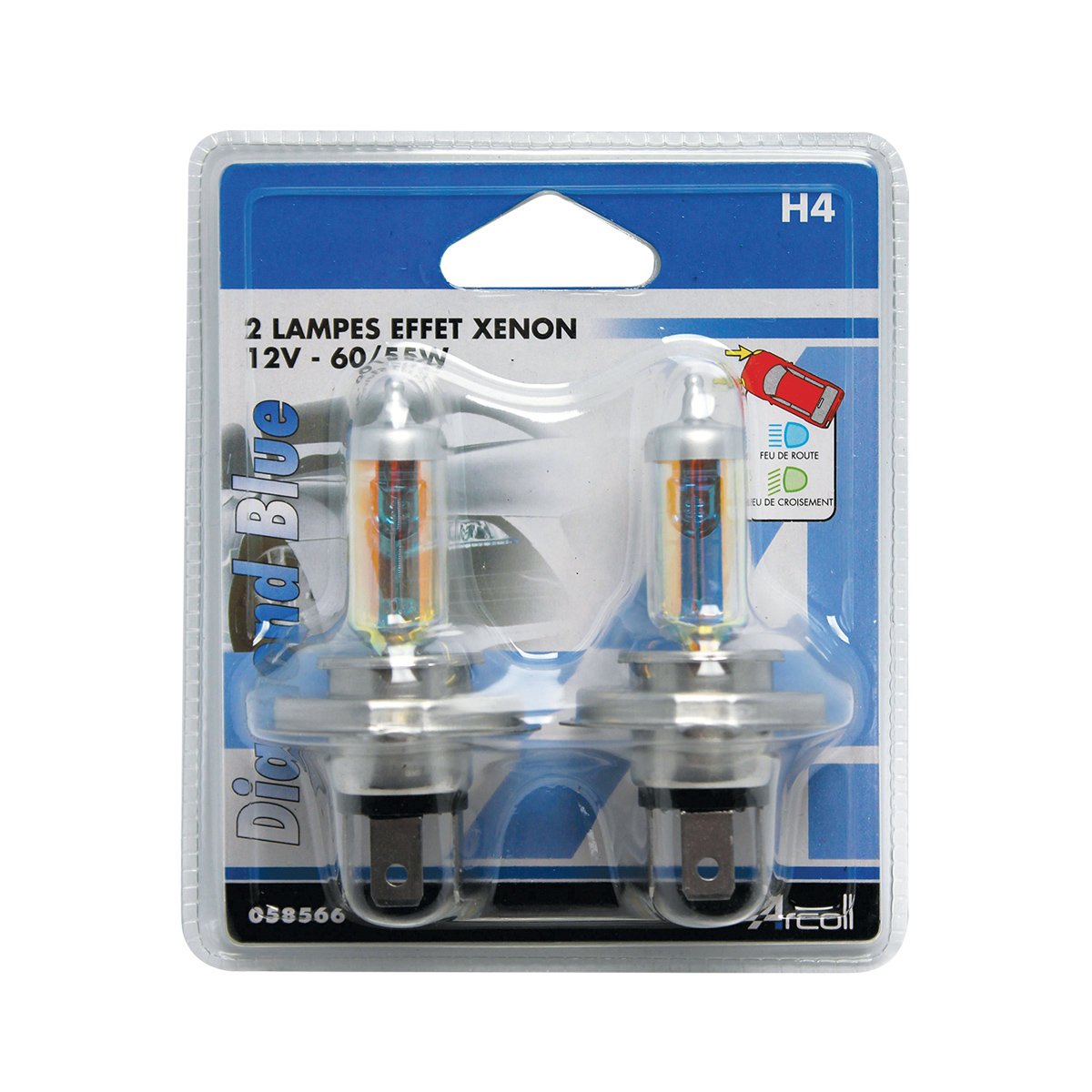 Arcoll 58566 Lamp H4 12 V 60/55 W, Set of 2