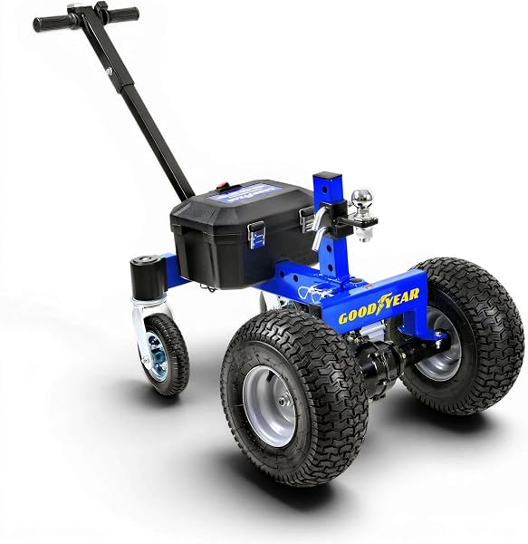 Goodyear Electric Trailer Dolly 3600LBS Max Trailer Weight 600LB Max Tongue Weight DC 24V 800W 7Ah w/Heavy Duty Commerci