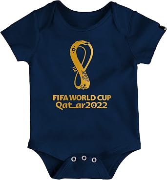 Outerstuff International Soccer baby-boys Fifa World Cup Logo Short Sleeve Onesie